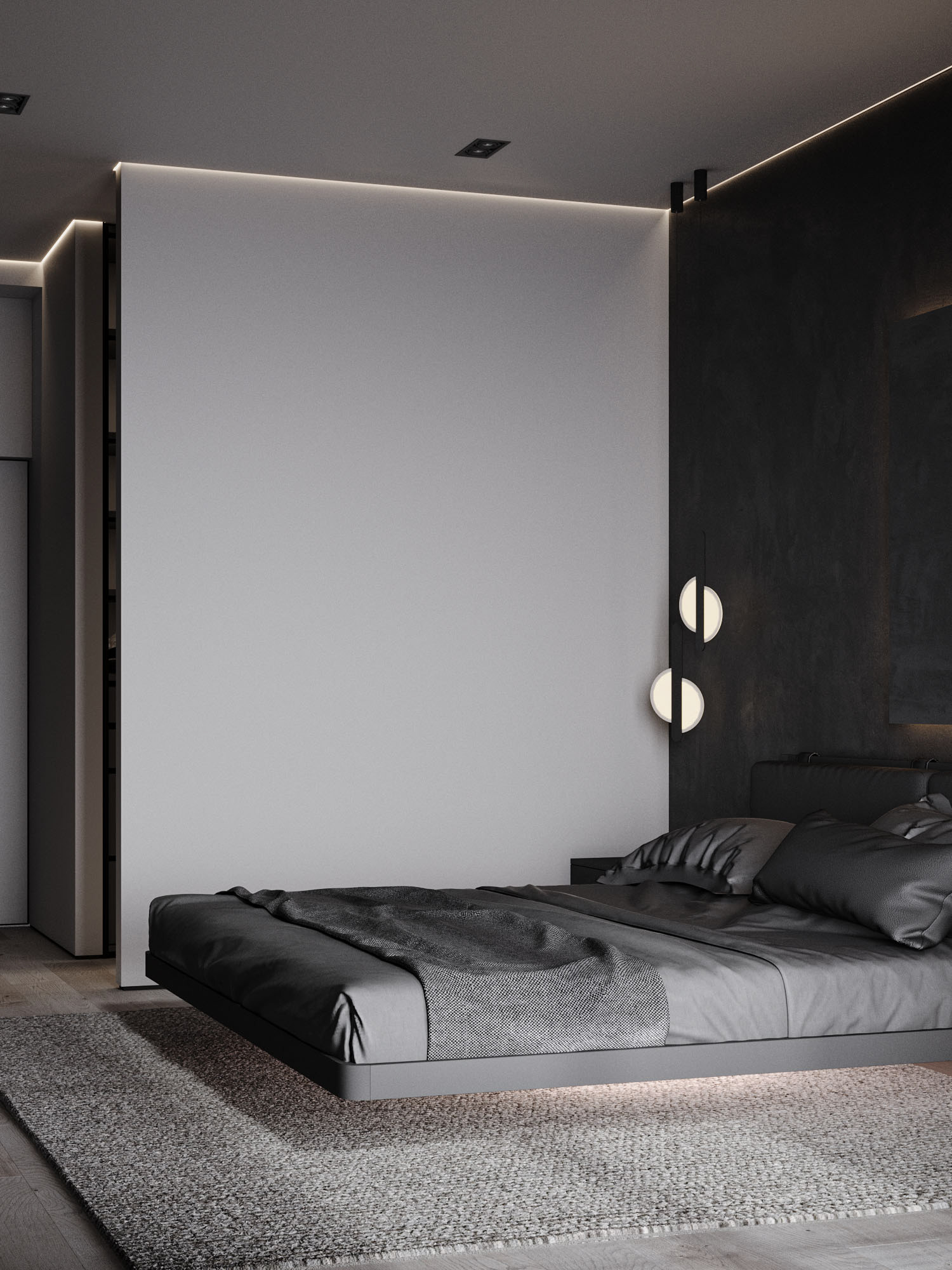 深色系公寓设计 既稳重又有设计感-10