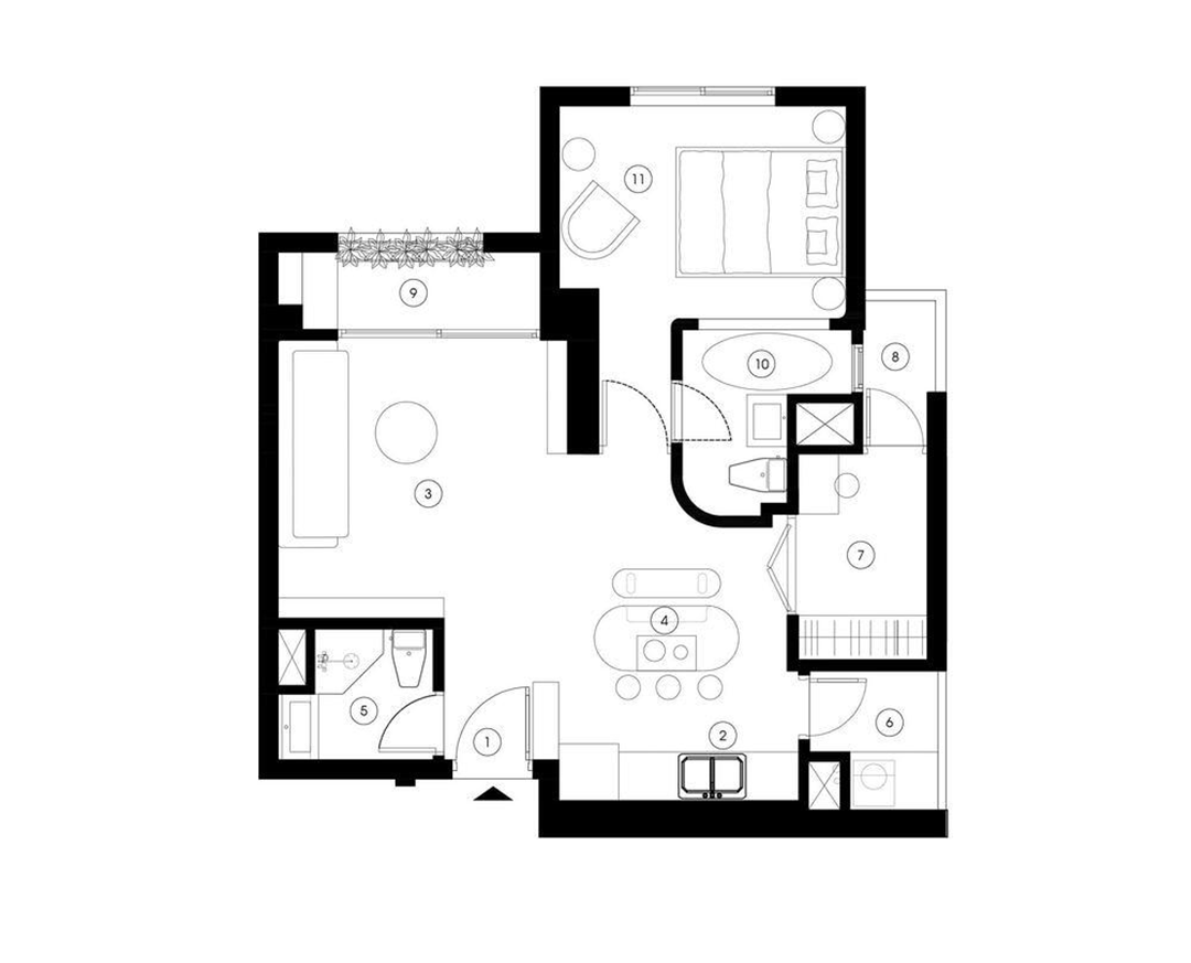 奶油风私宅丨越南胡志明市丨Limdim House 工作室-13