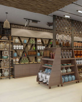 African Gift Shop Interior