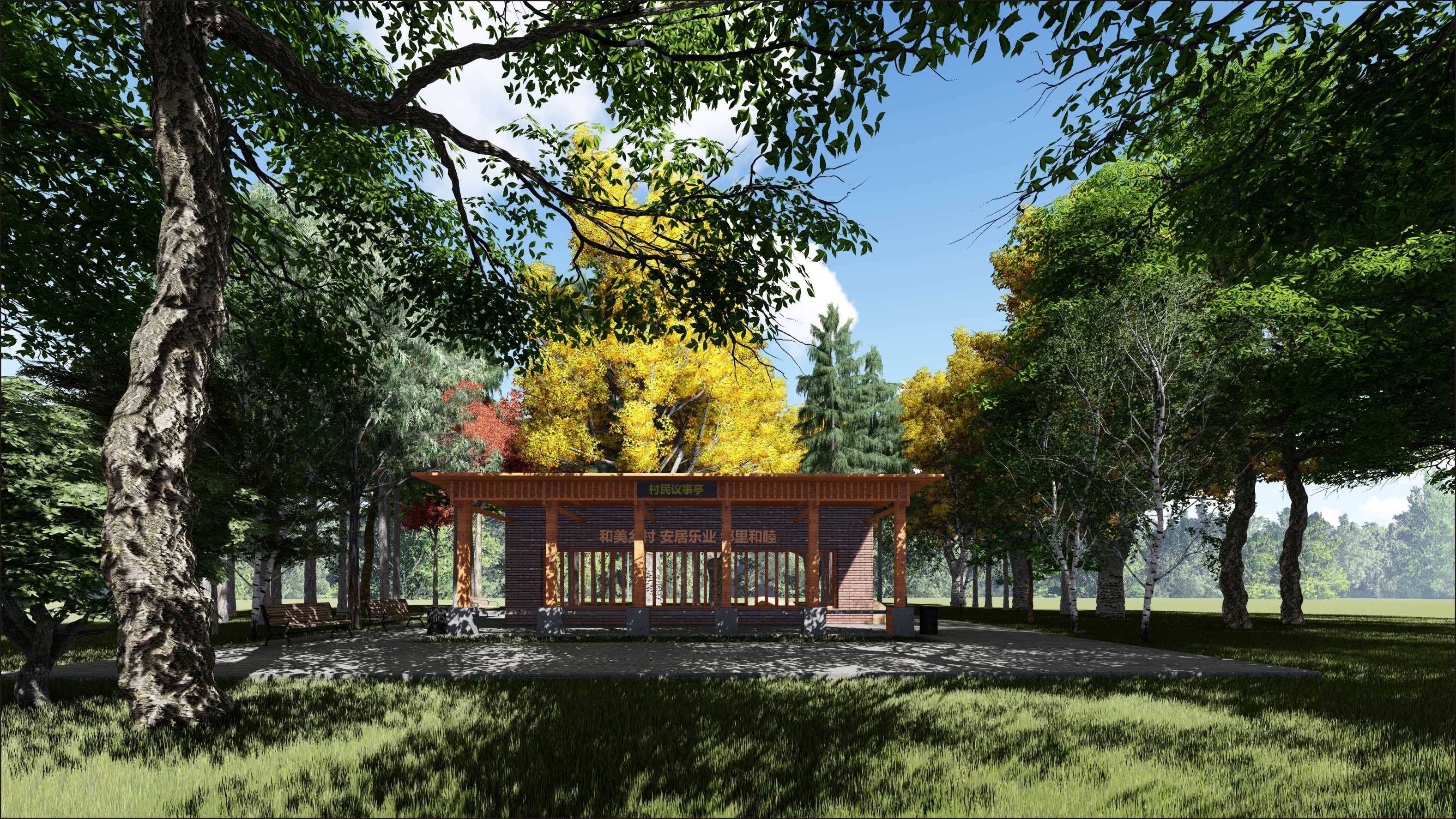 乡村建设，和美乡村，村民议事亭-11