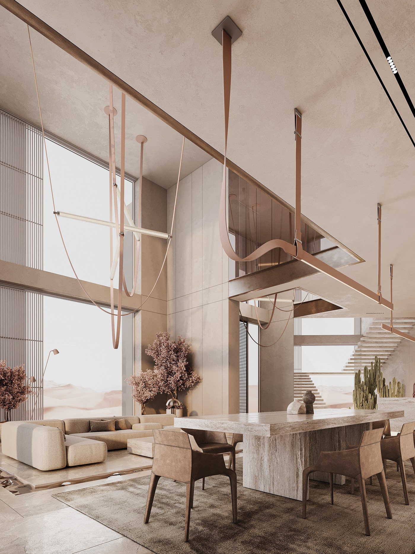 高级素色+木质风 别墅设计！-25