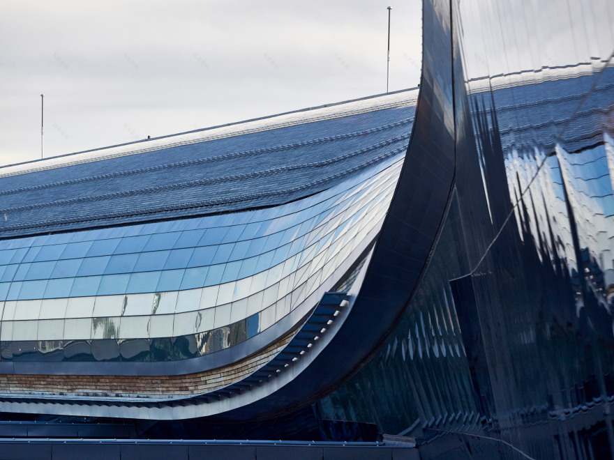 Nordic doubles the size of Oslo Airport with curved pier extension-4