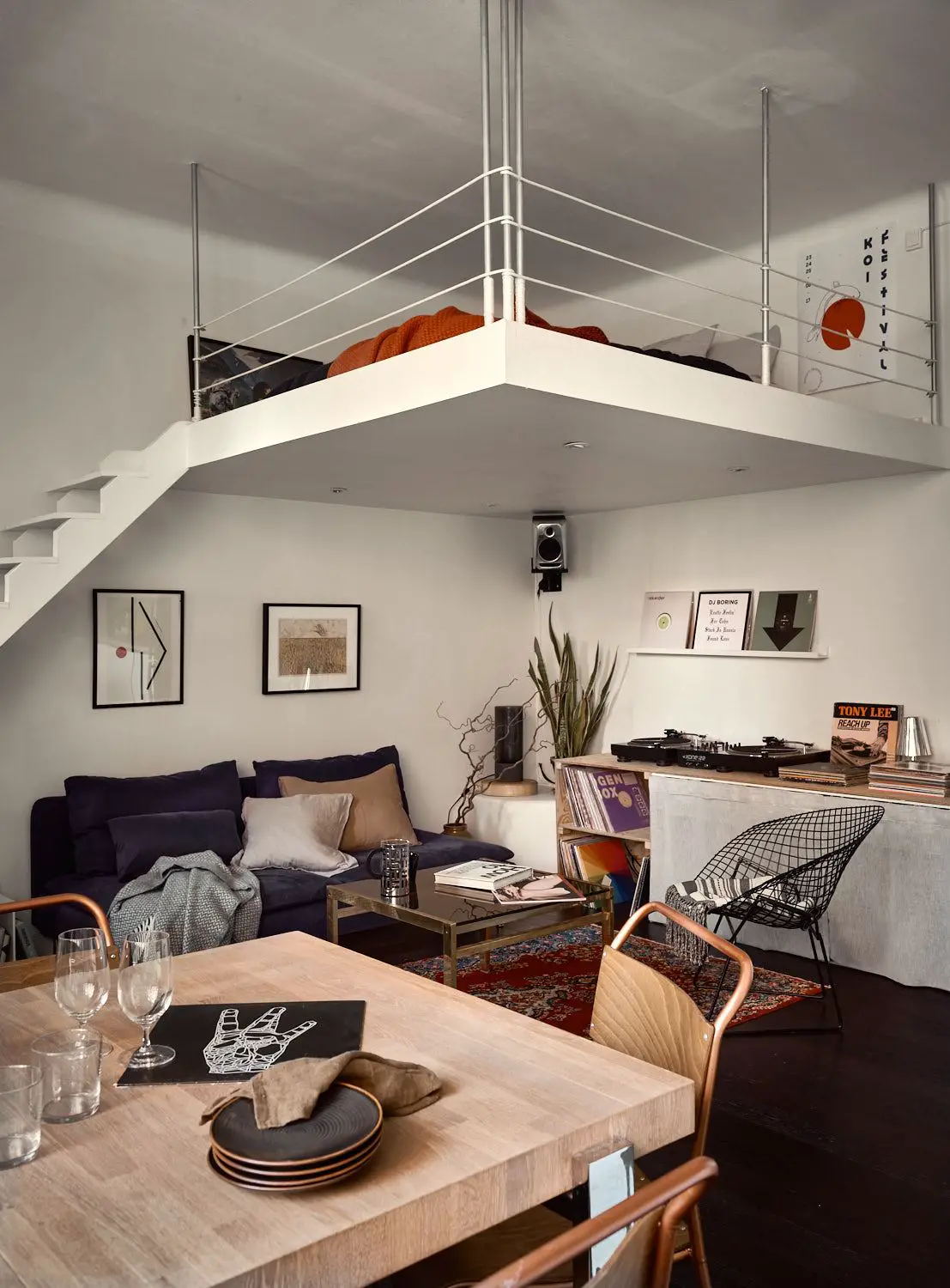 36 平米工业风 Boho 公寓 | 百年老建筑中的自然与力量-2