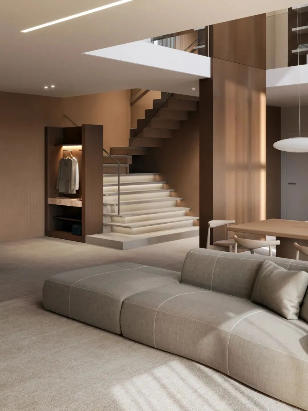 乌克兰基辅设计风尚 | 简约温暖，精英感十足-150