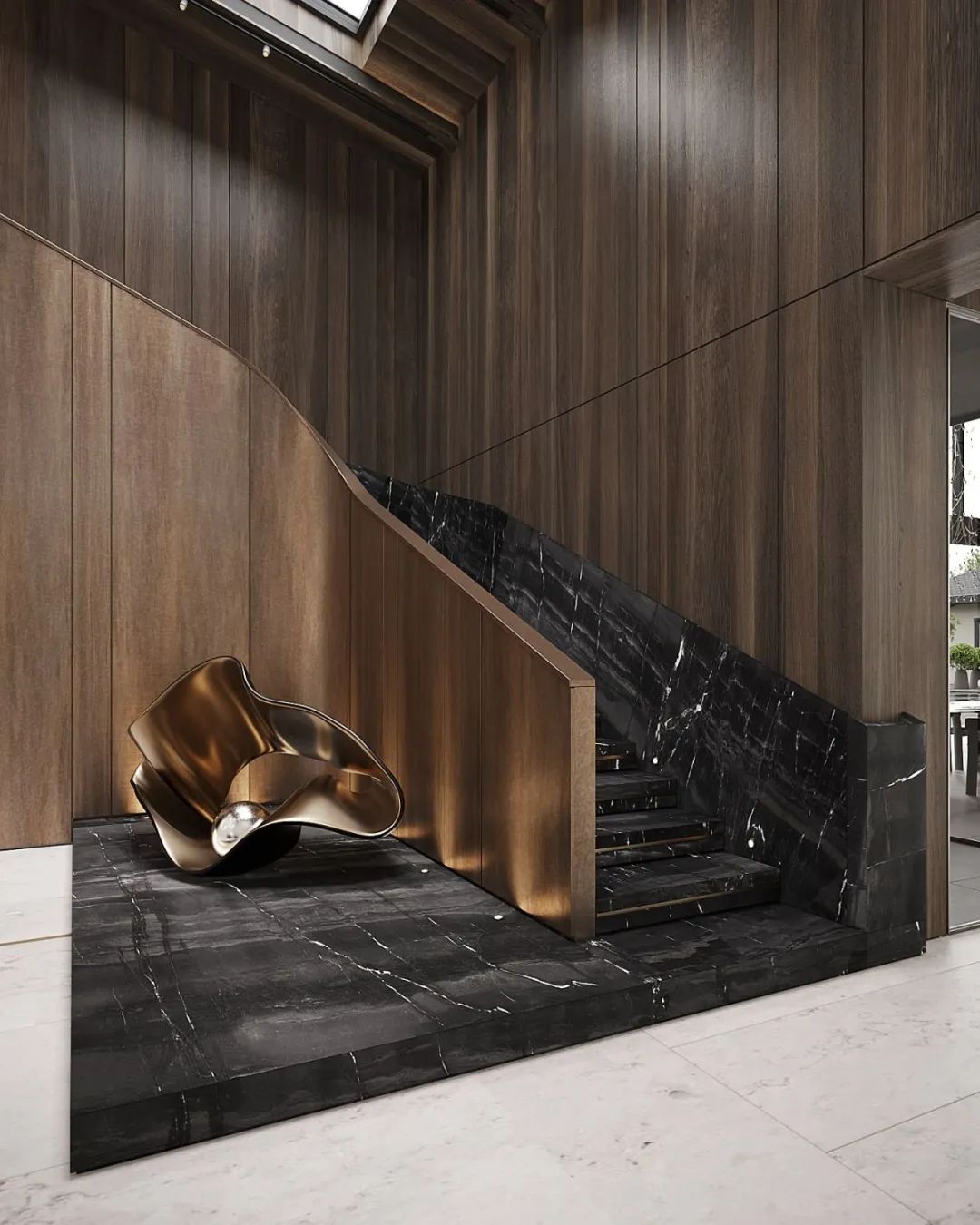 灰色奢华 · 1300㎡大宅设计丨IQOSA Architect-27