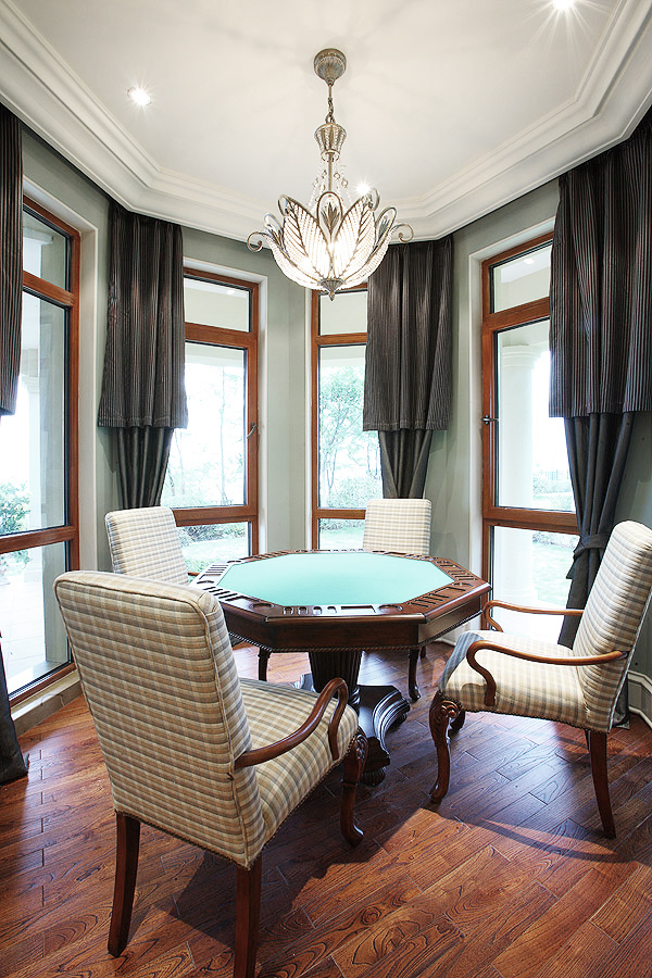 法式简约家装别墅样板房-2-36