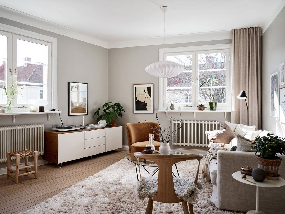 瑞典温馨公寓 | 色彩与艺术的完美融合-7