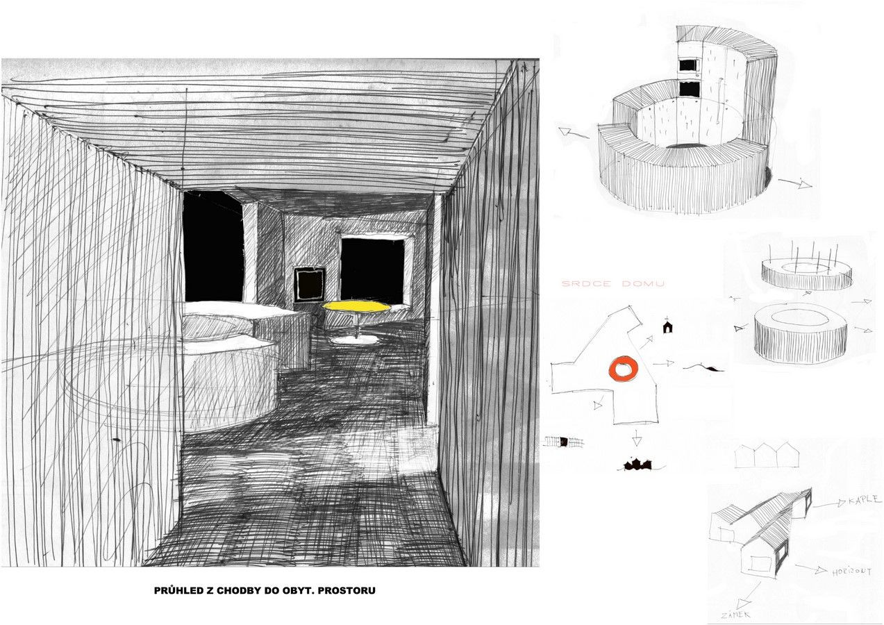 带圆形厨房的异型布局住宅丨捷克丨ZETTE工作室-71