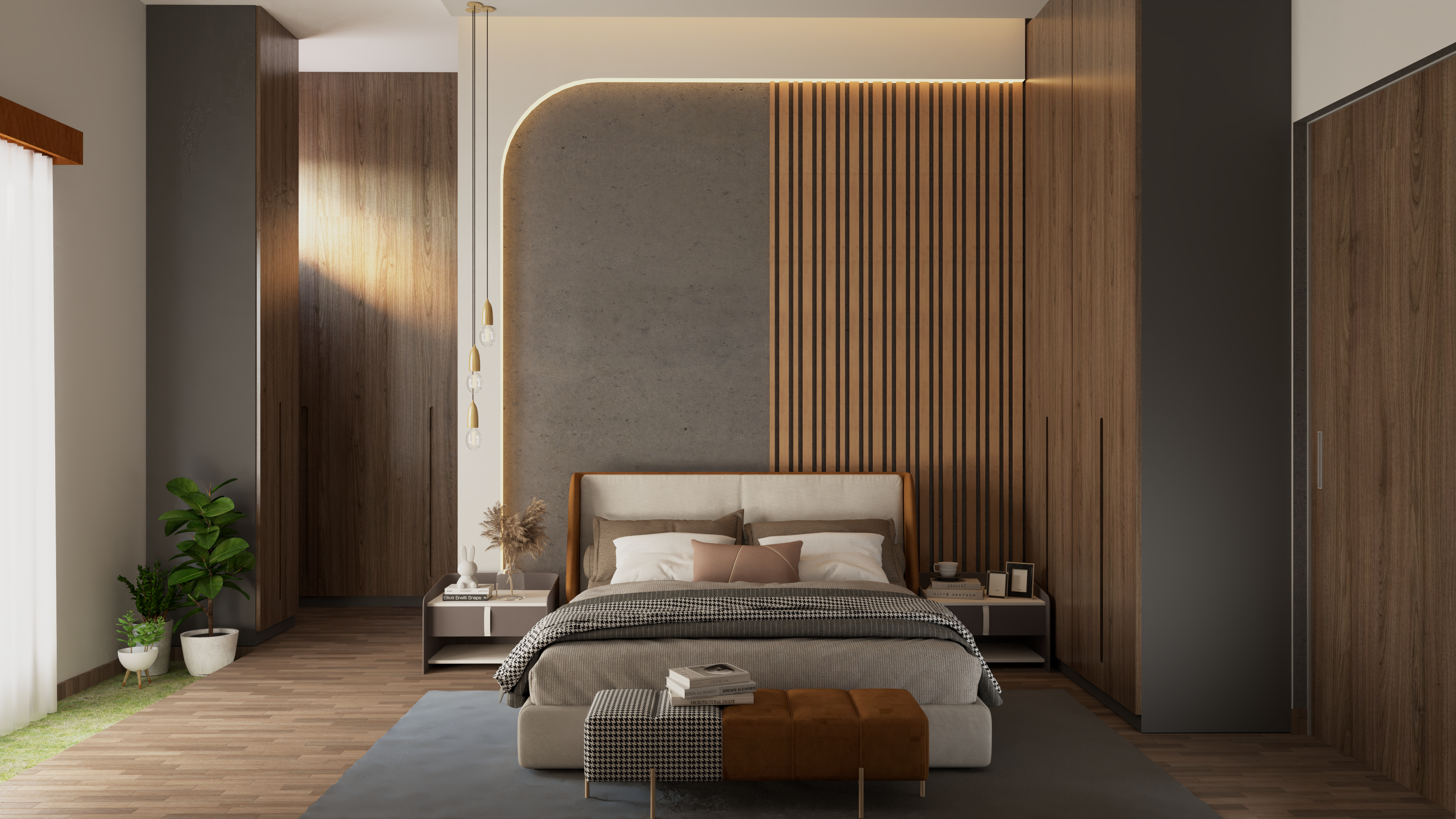 MR.SHAJAHAN RESIDENCE - BEDROOM'S-6