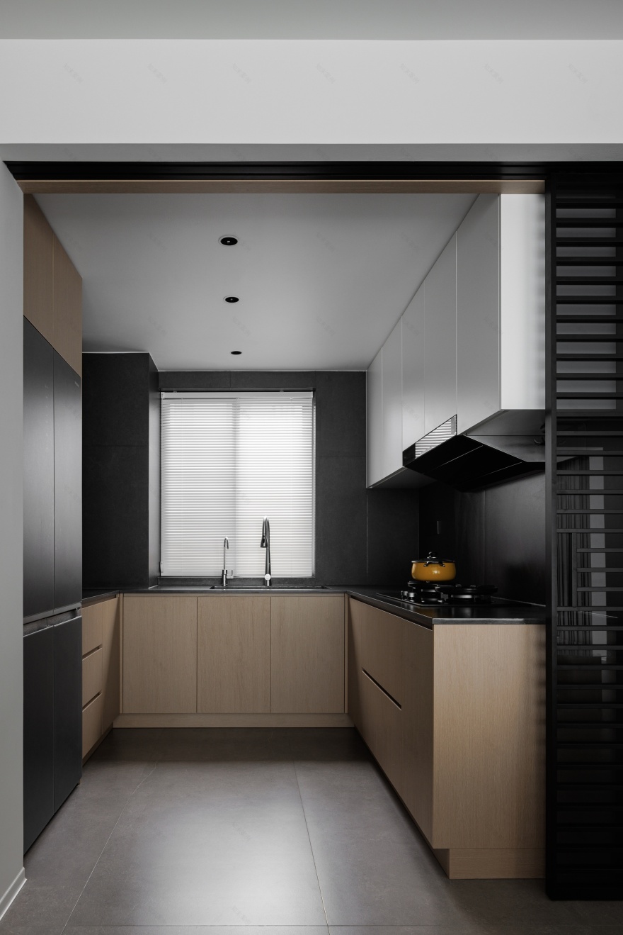 《谧径漫步》成都 137㎡现代极简设计丨中国成都丨宏福樘设计-26