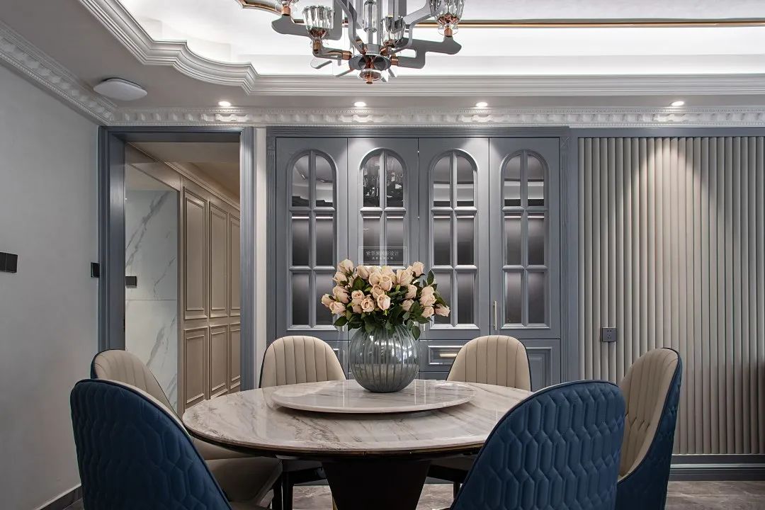 星体花园法式轻奢别墅设计丨紫苹果装饰集团-30