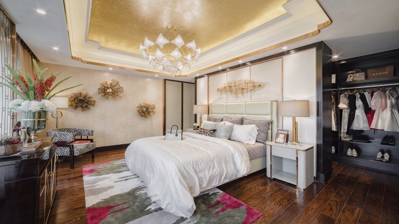 成都融创观玺台高层样板间E 2户型  于计设计-6