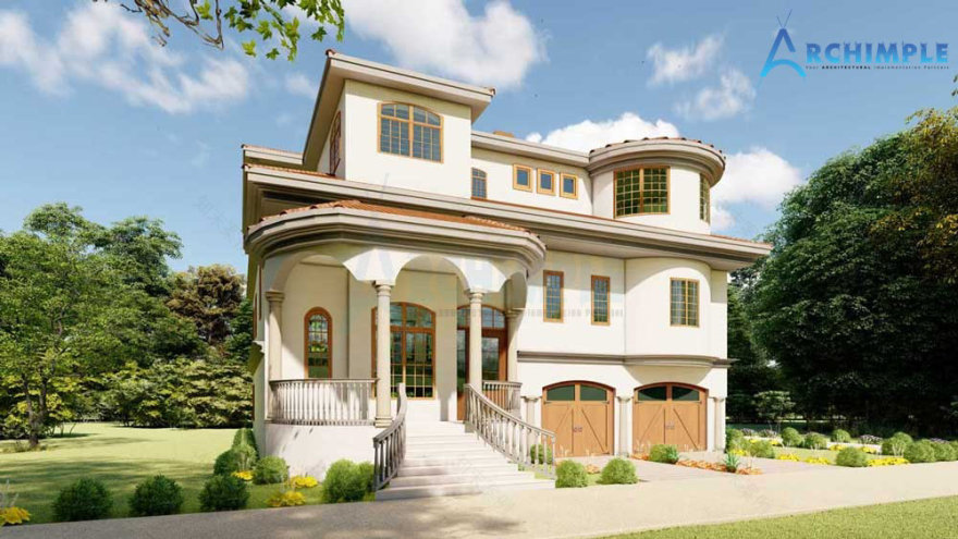 地中海风格别墅设计-9