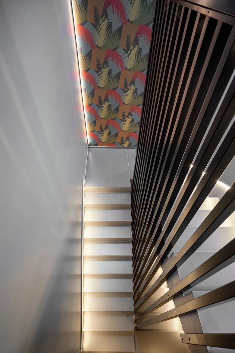 现代风格舒适而精致单一材料色块线条的民宿设计丨戈者设计-13