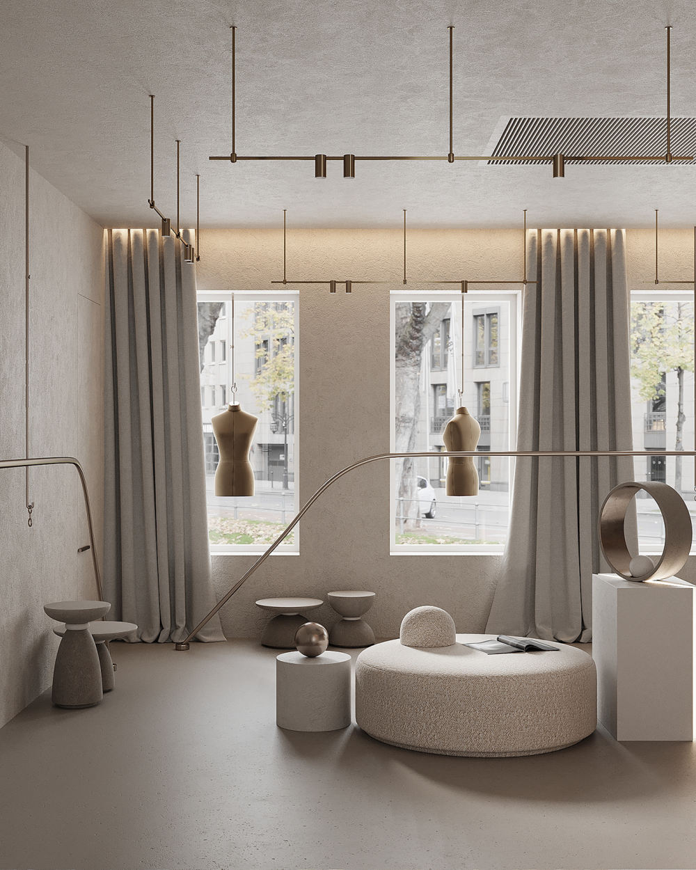 极简主义办公室秀场丨Alina Larionova-17