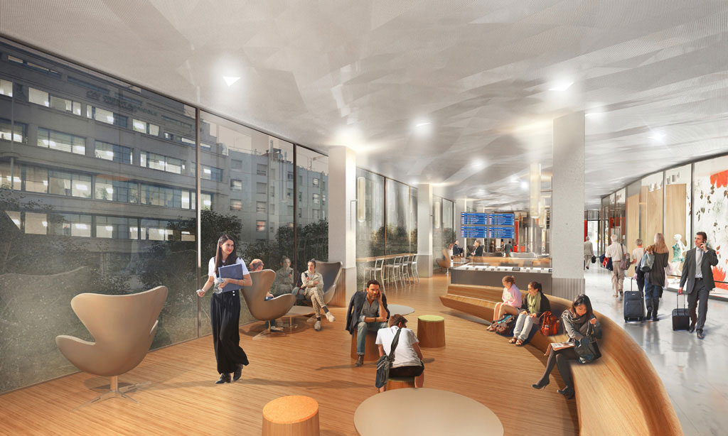 巴黎蒙帕纳斯火车站购物中心改造-16