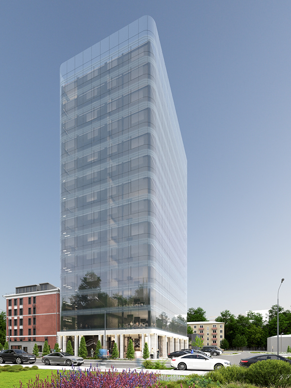 Office center design. Moscow, 2 Yamskaya street-4