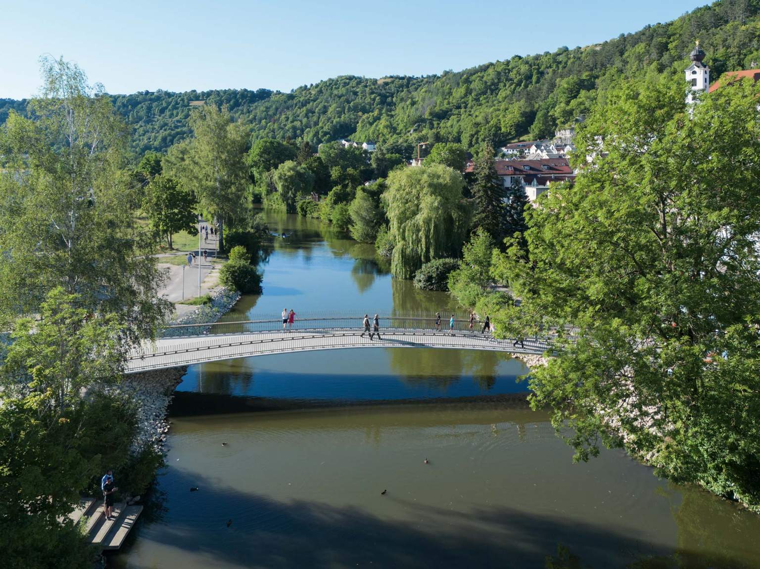 Herzogsteg Eichstätt · 新行人与自行车桥丨Team J2M（Christoph Mayr等）-3