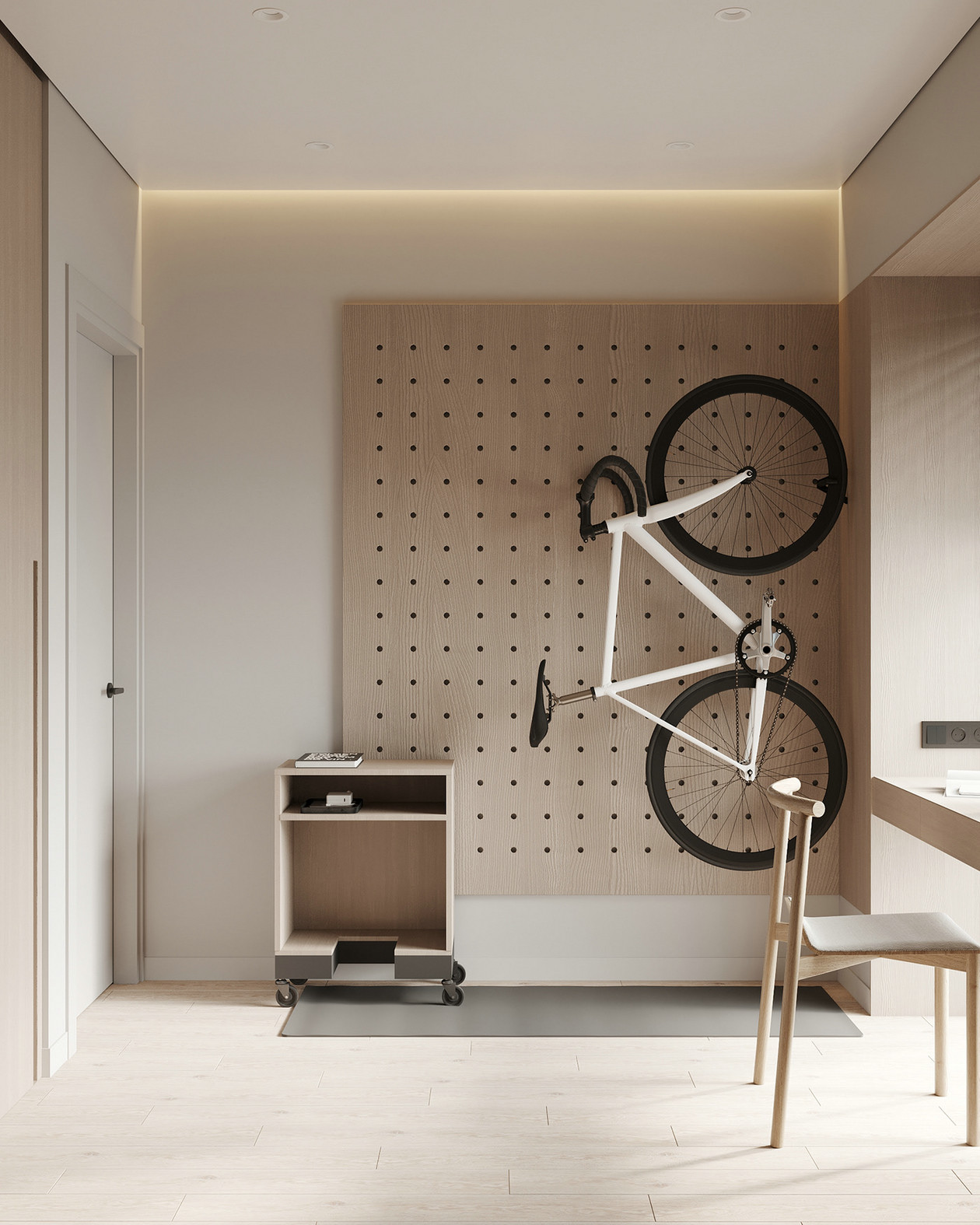 原木+高级灰 打造出超有氛围感的居住空间-8