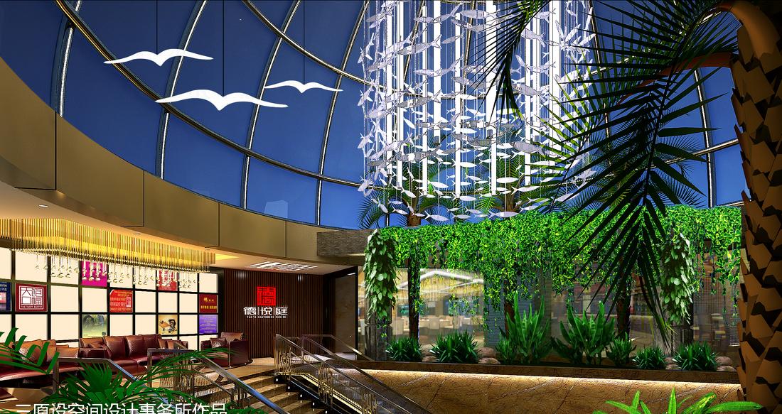 珠海酒楼餐厅——现代中式高端餐饮空间-2