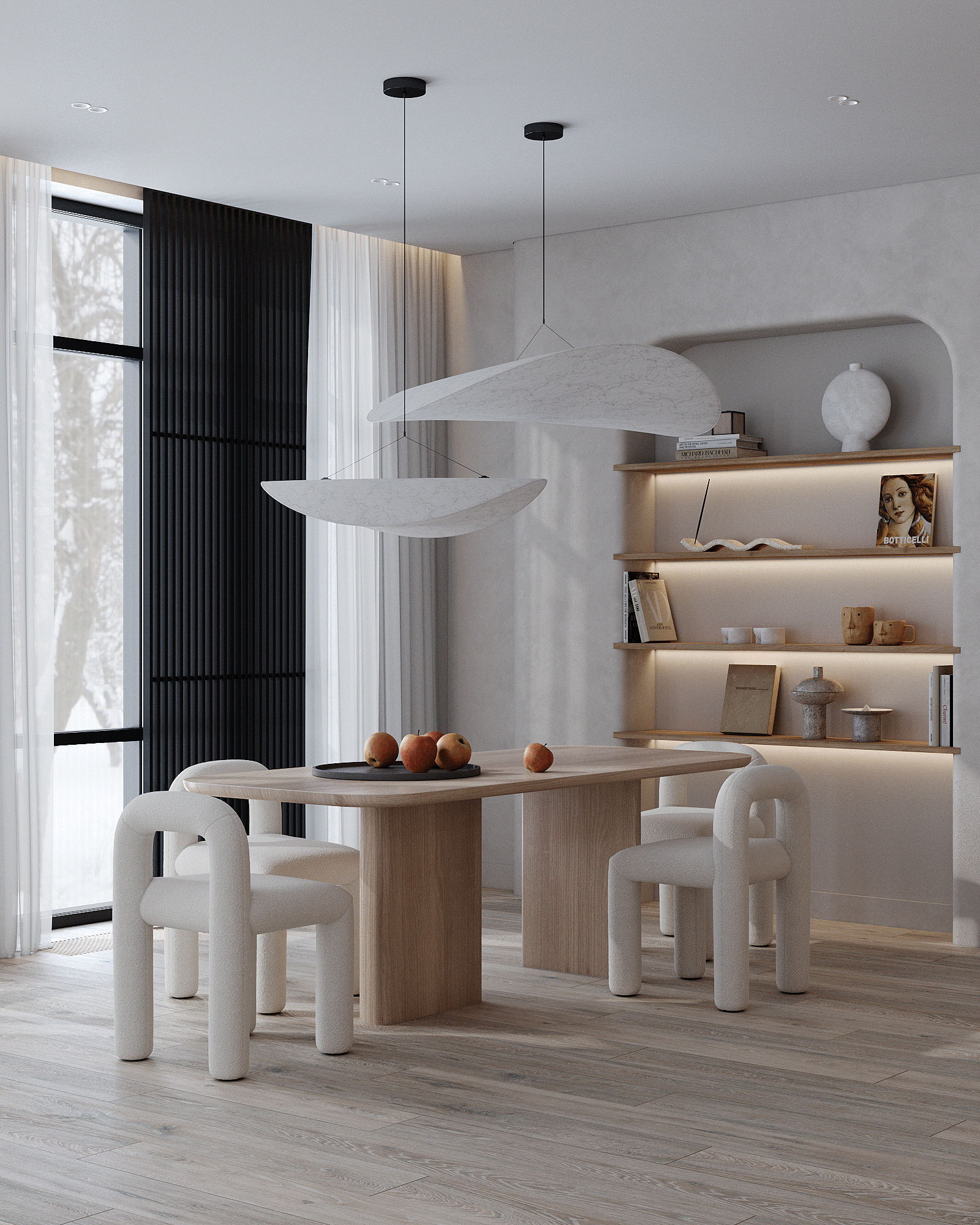 中性色系住宅设计 超有氛围感！-9