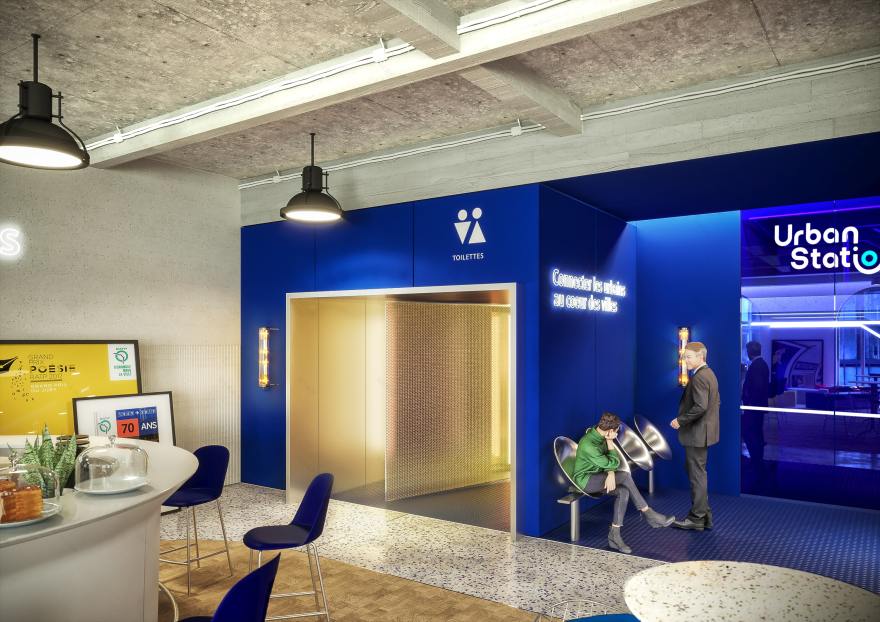 巴黎大众运输公司房地产 城市车站丨法国巴黎丨Yellow Window,4uatre-43