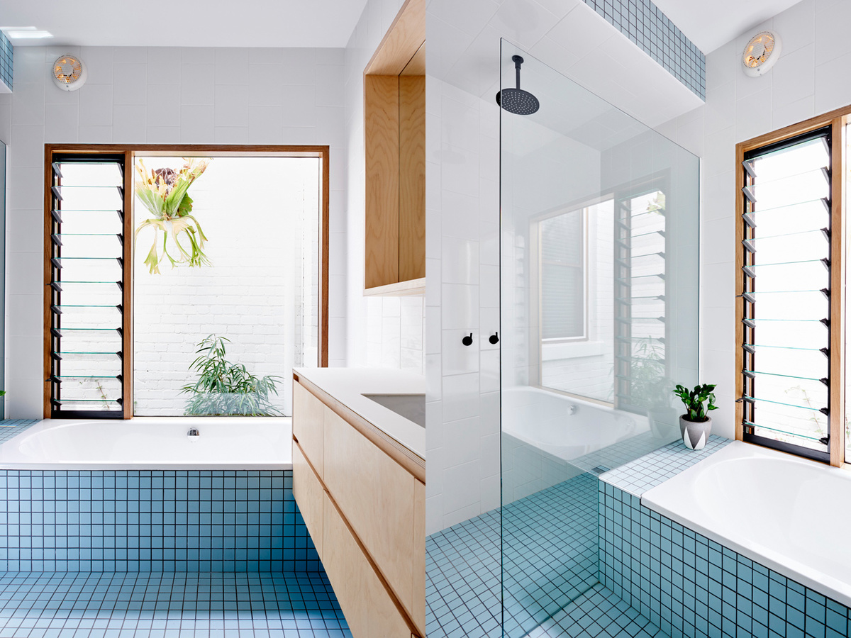 Новый дом с традиционным фасадом на участке шириной 5 метров-48