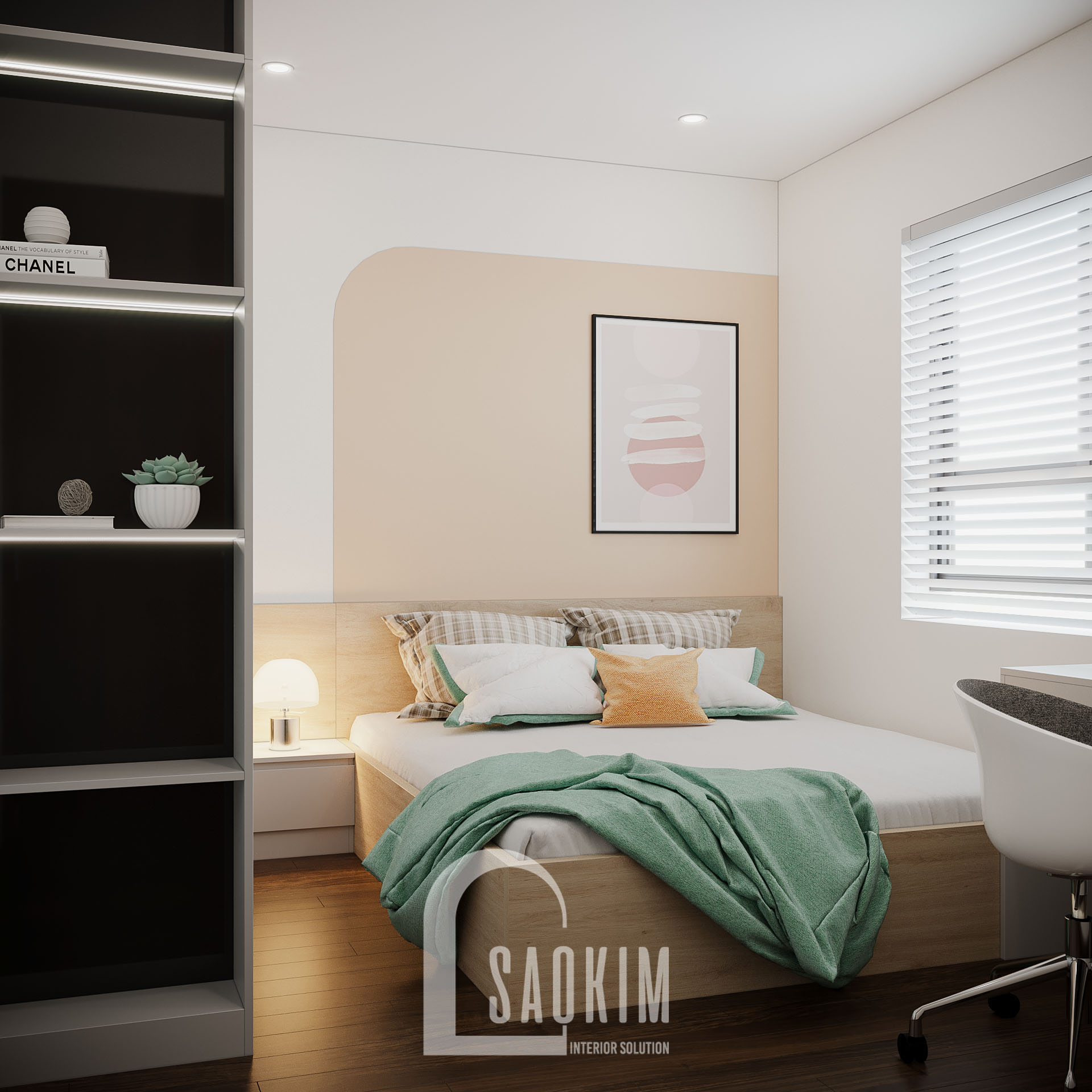 80m2 Eco Home 3 公寓丨Sao Kim 室内解决方案有限公司-16