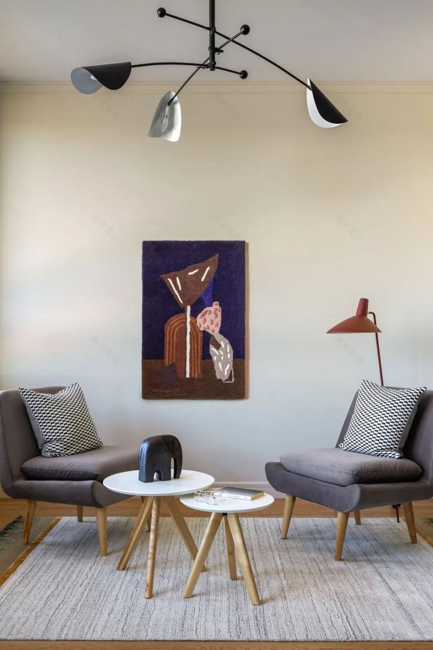 60㎡斯堪的纳维亚公寓设计丨Anastasia Zarkua-27