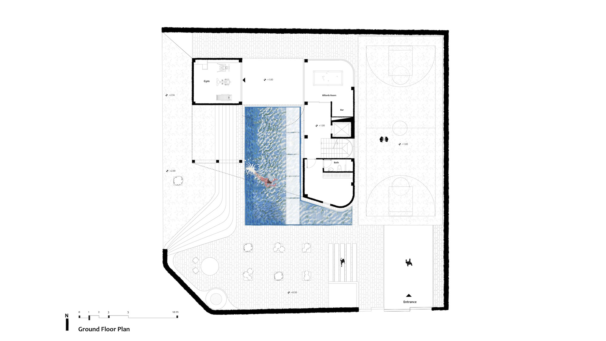 中央庭院别墅丨伊朗丨NextOffice–Alireza Taghaboni-17