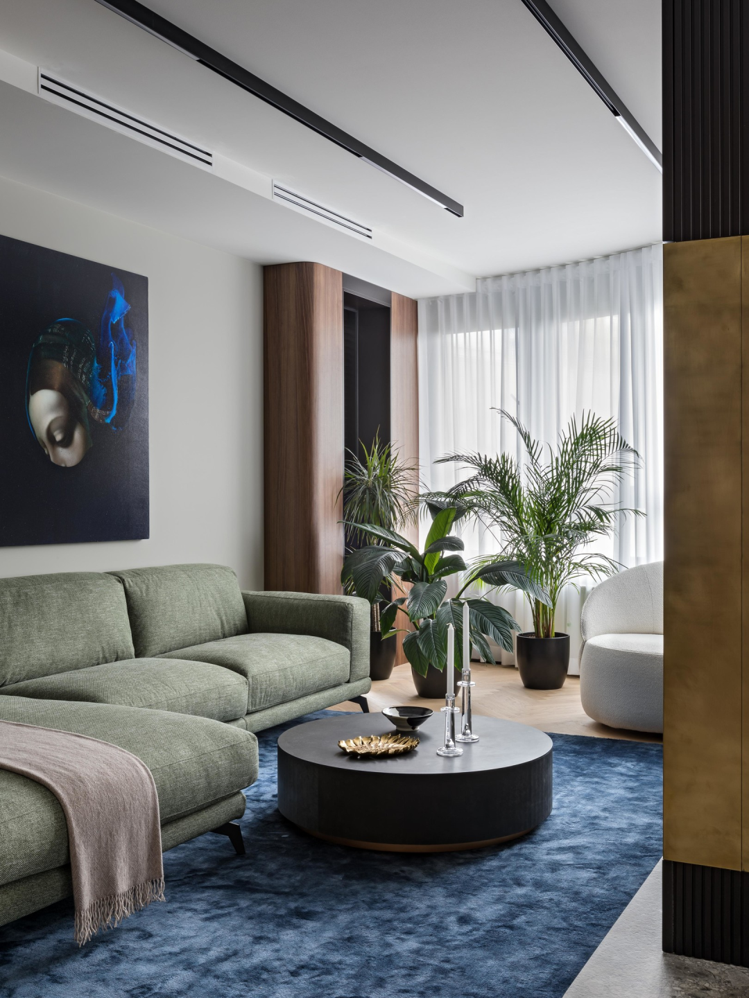 95㎡现代原木风公寓丨俄罗斯丨Veronika 和 Ales Fomenko 设计师-5