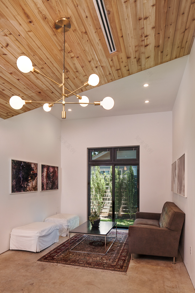 奥斯汀市中心绿色住宅,生活空间与自然融合-13