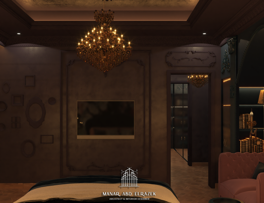 哥特女孩卧室丨卡塔尔多哈丨True Home Company-13