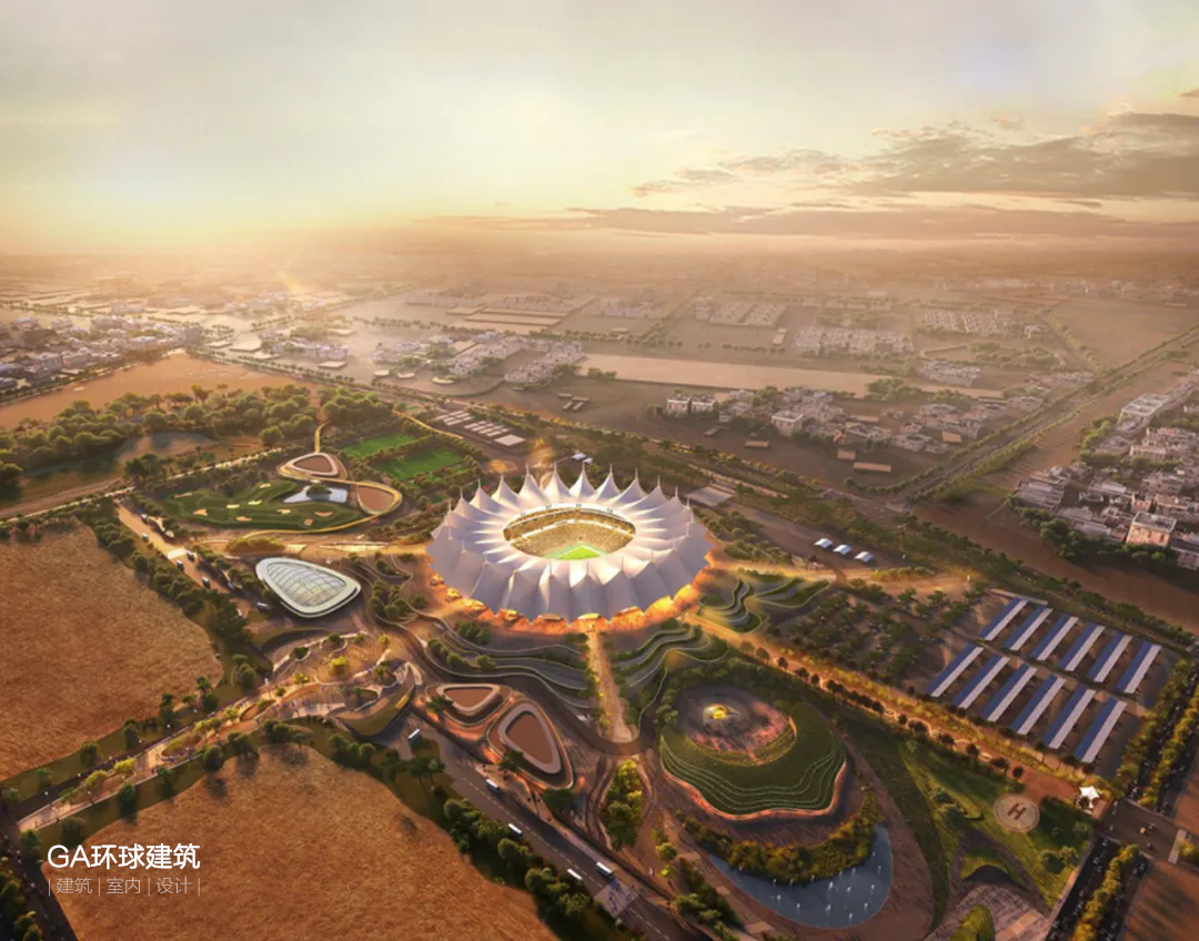 沙特 2034 年世界杯场馆设计丨Populous,gmp,Foster + Partners 等-28