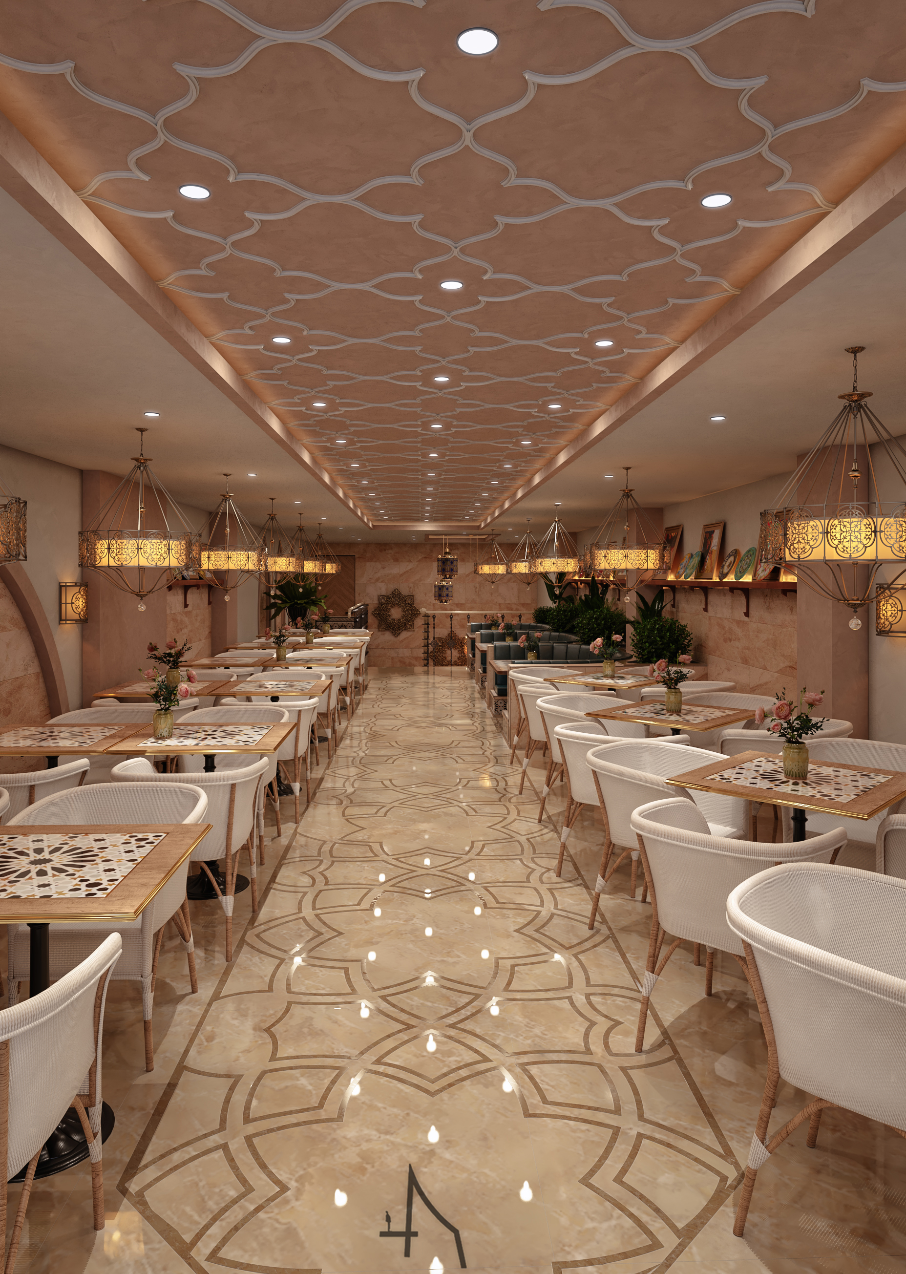 伊斯兰餐厅丨阿联酋迪拜丨Islamic star-29