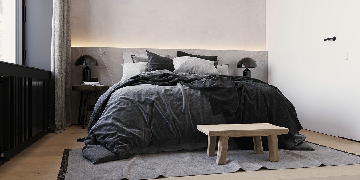 65㎡公寓设计 打造空间的纯粹与自由-10