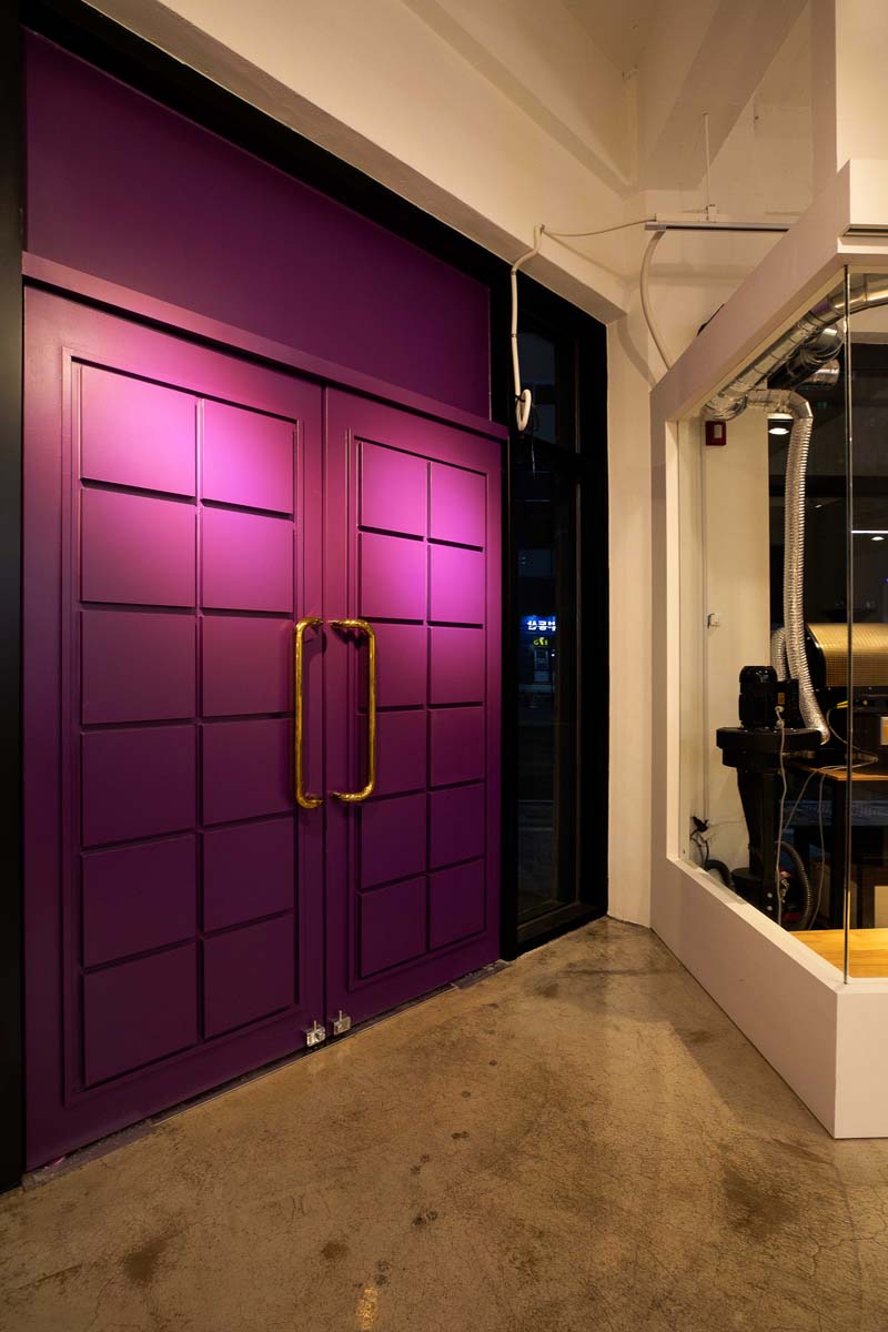 37 平简约咖啡厅，蓝门点睛之笔-18