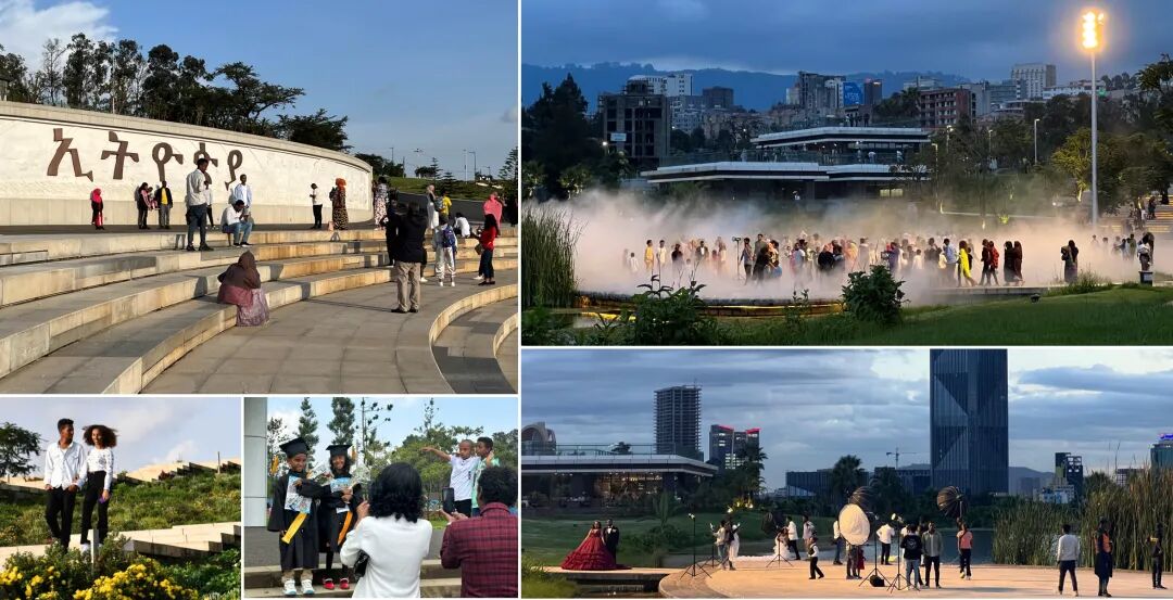 奋进40|埃塞俄比亚谢格尔公园友谊广场景观设计-21
