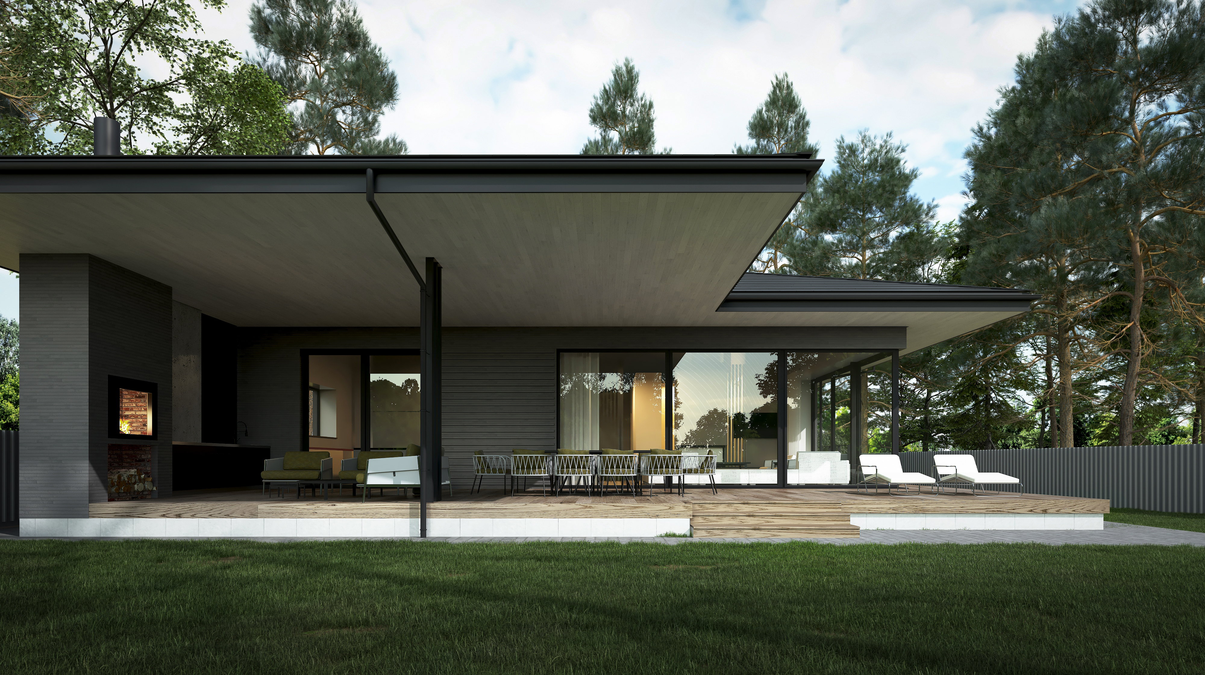 单层带地下室住宅-17