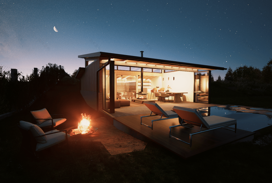 40 m² Relax House | Minimal Wooden Retreat-14