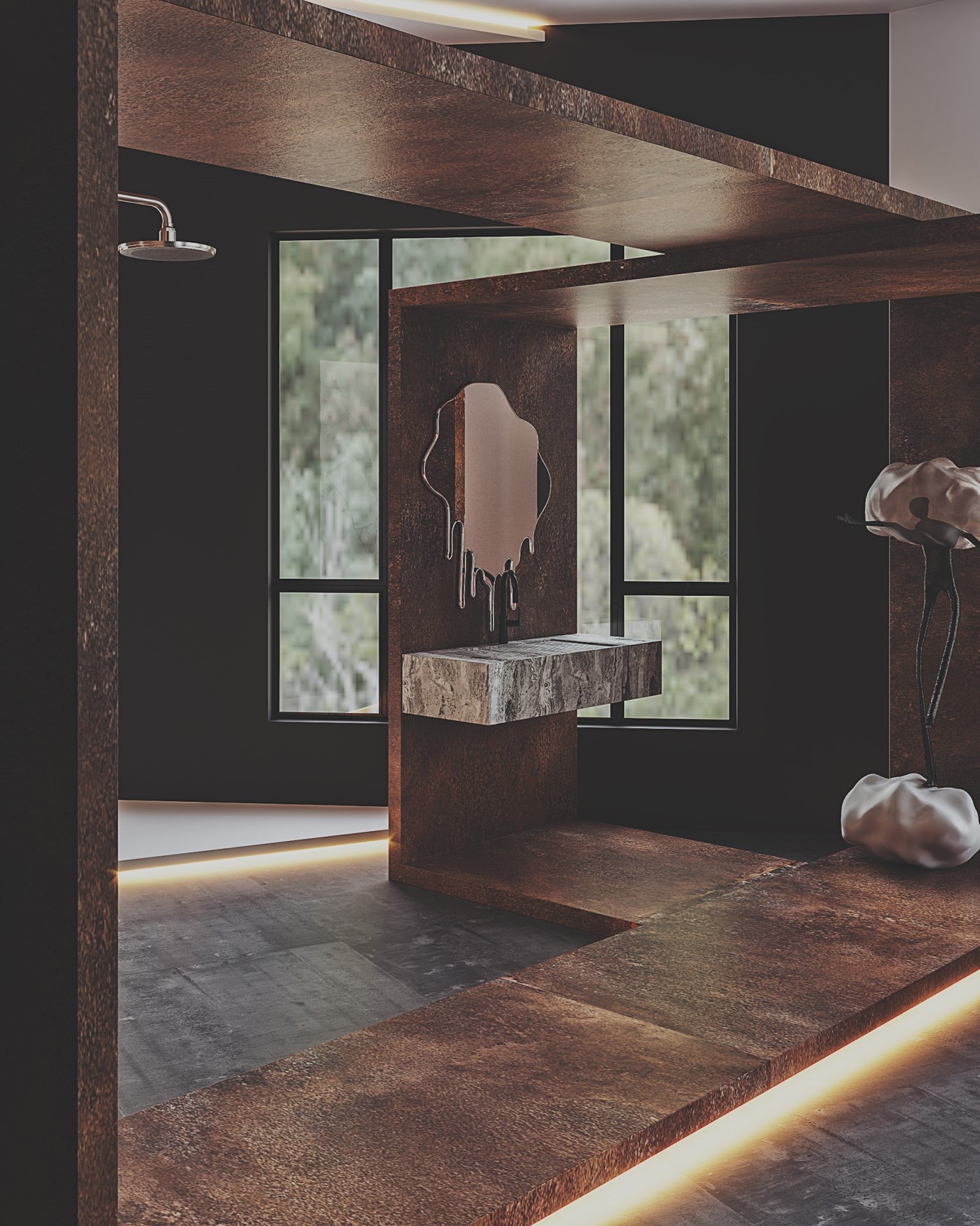 一组高端特写，石材展厅-5