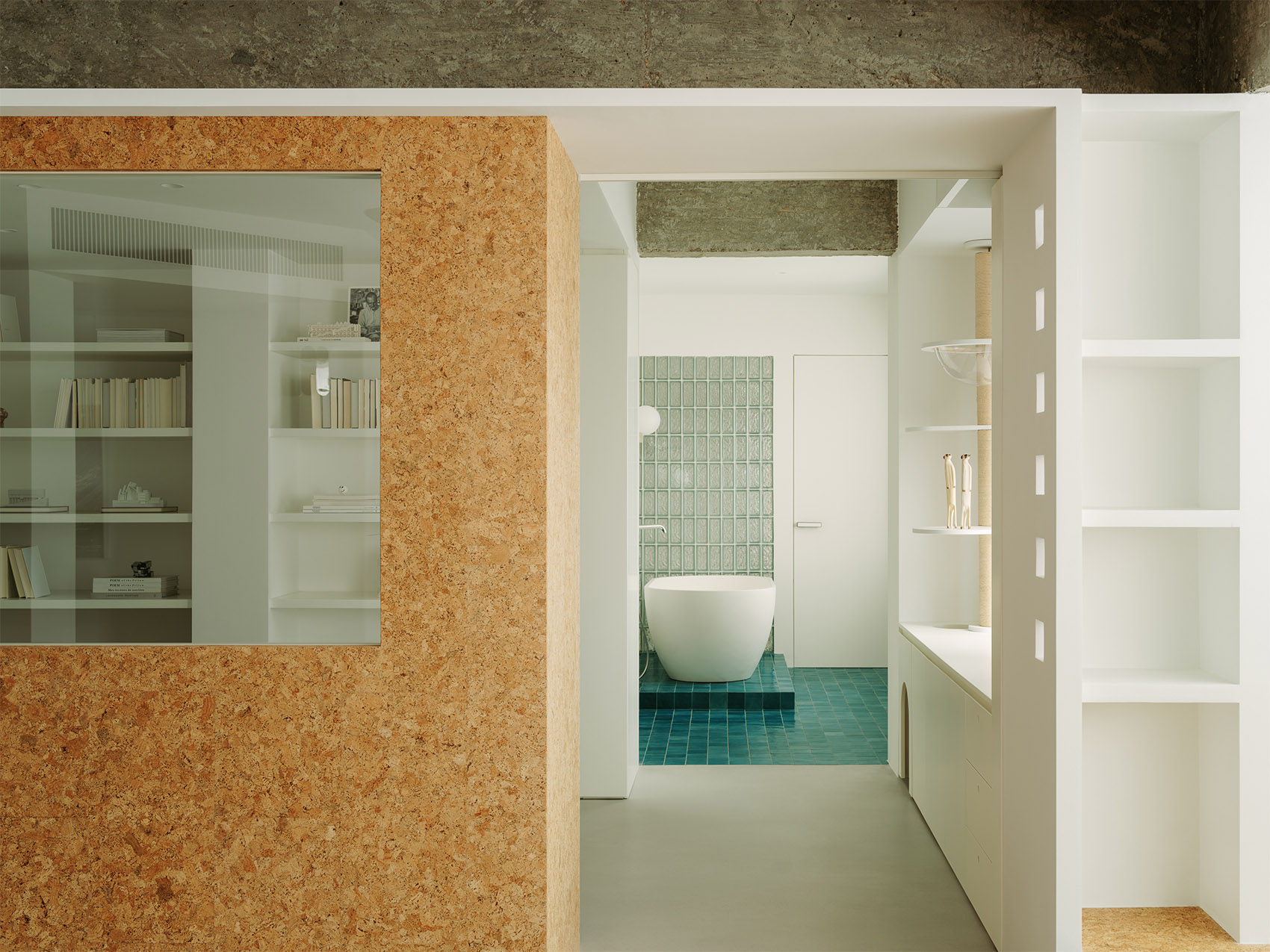 流动的日常:140㎡的双动线住宅丨中国深圳丨FUYUDI STUDIO-58