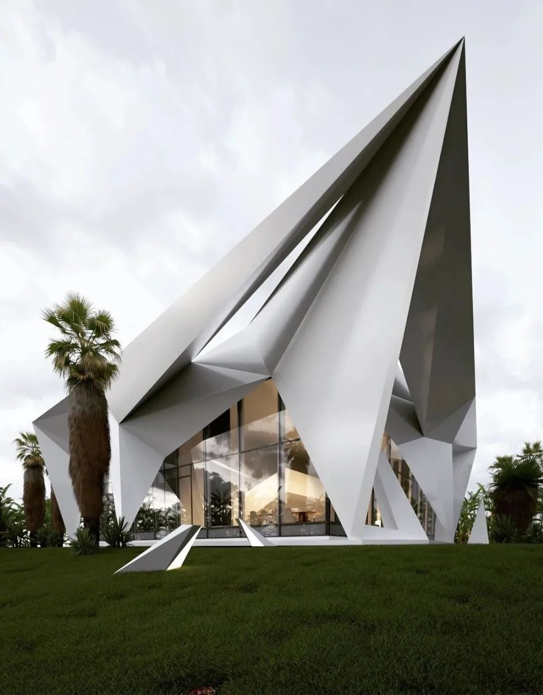 未来主义建筑的奢华幻想丨Roman Vlasov-41