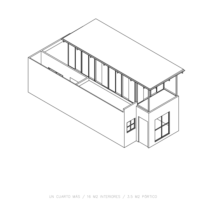 “联合国建筑师事务所”住房扩建 | 木结构打造 16 平米舒适空间-15