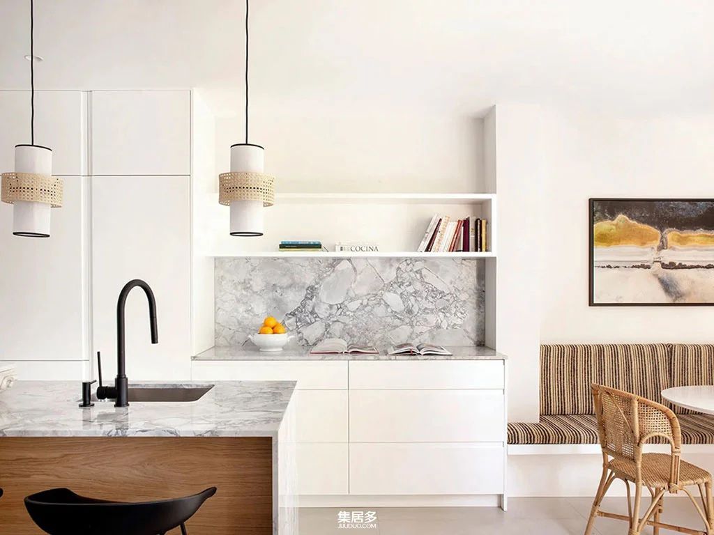 马德里郊区过时联排别墅的完美翻新-10