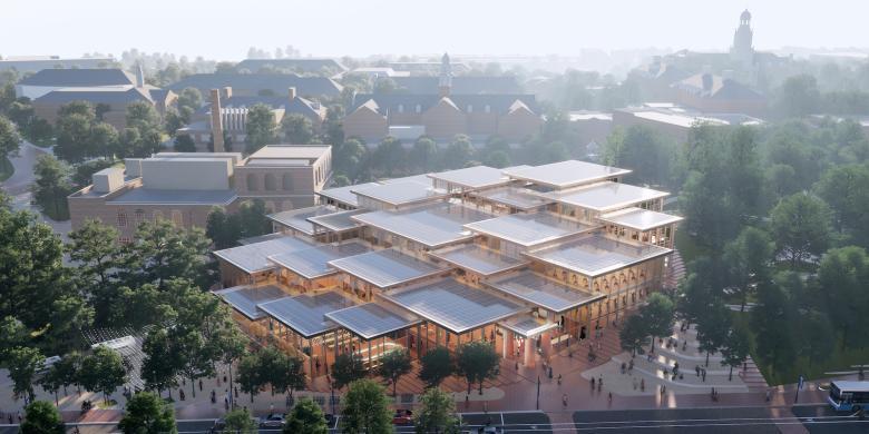 BIG – Bjarke Ingels Group丨Hopkins Student Center丨美國-0