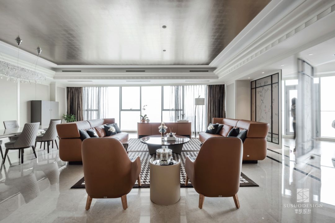 Hermès Orange│当代意式轻奢混搭家居设计-22