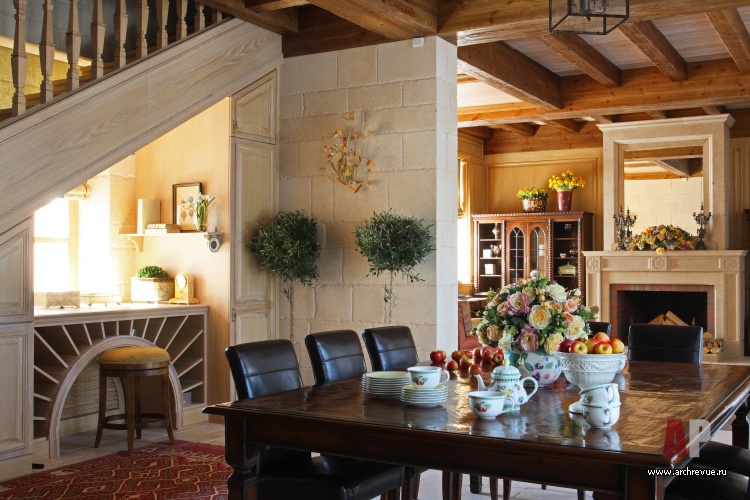 具有迷人乡村风格的住宅室内设计-17