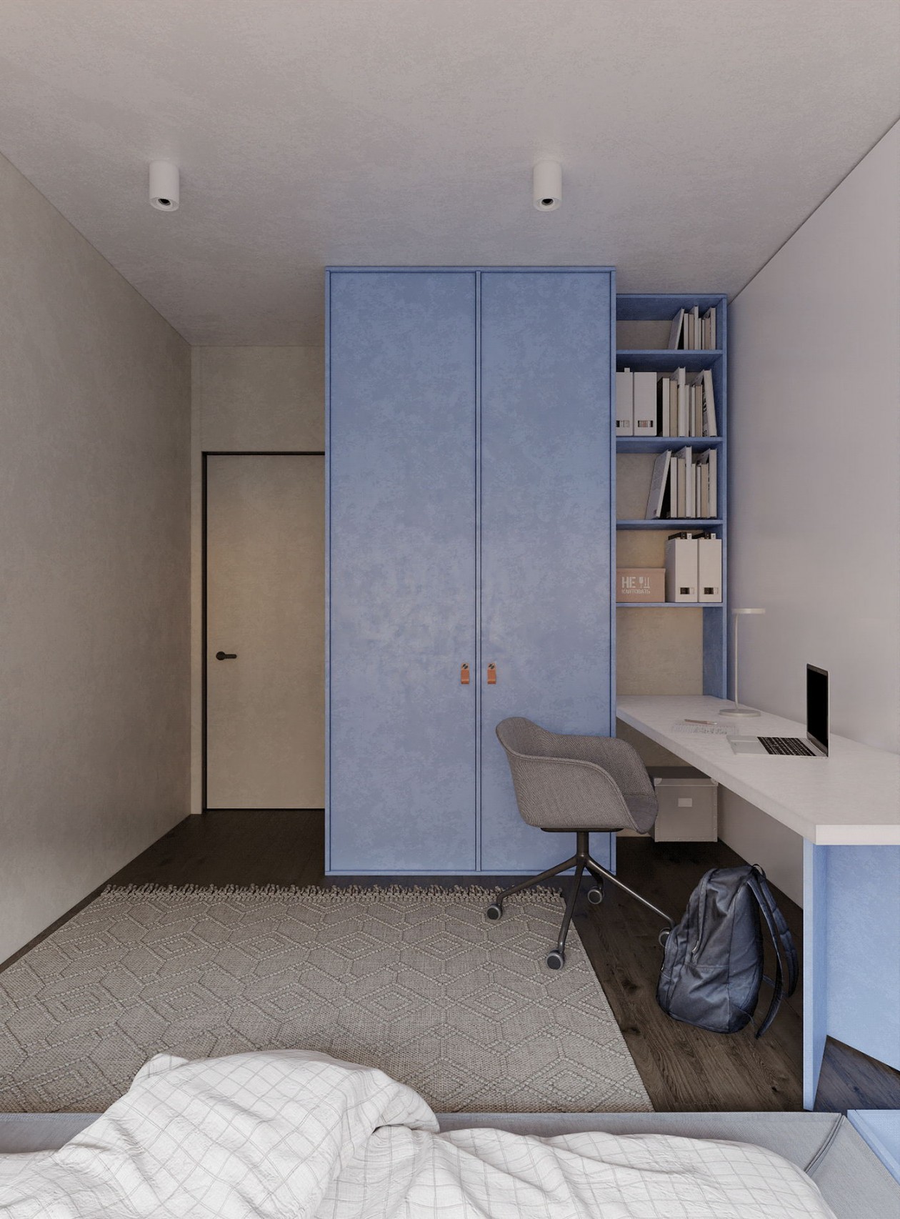 乌克兰70㎡ 浅色系空间设计 温柔极了！-20