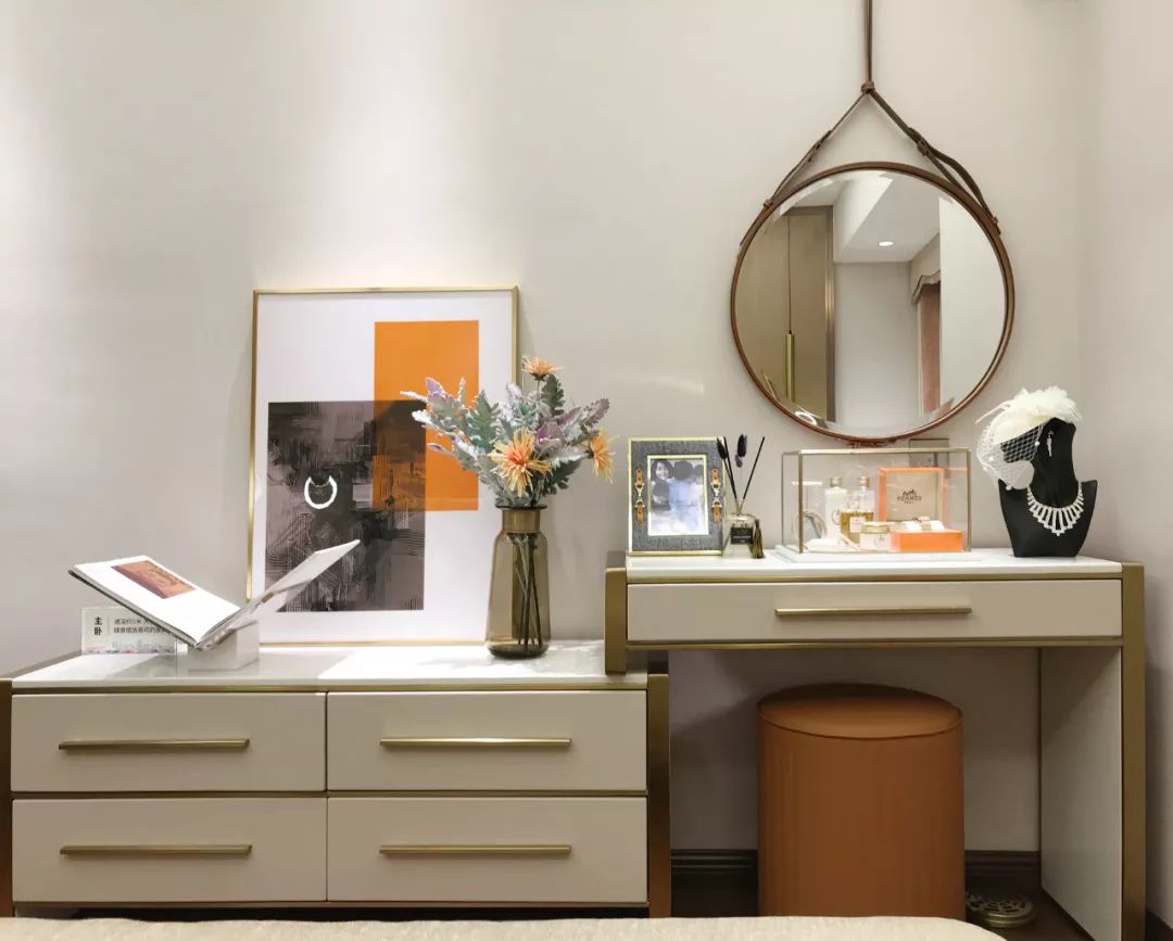 爱马仕轻奢++ 自然小清新，漓东新城样板房设计演绎优雅与清新-16